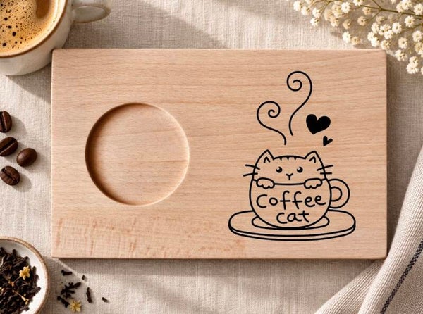 Koffieplankje : Coffee cat
