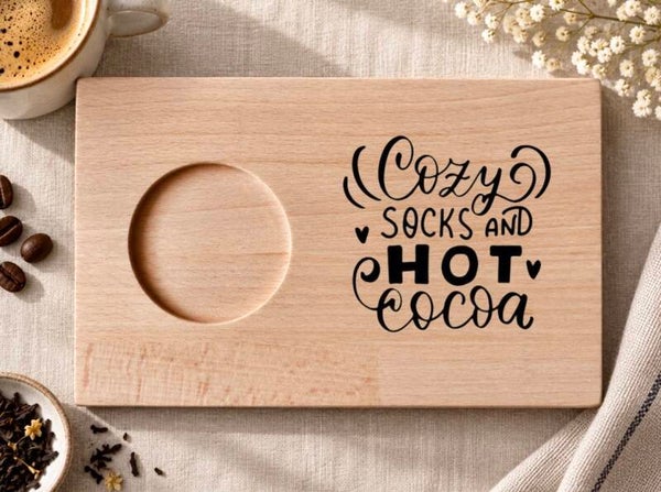 Chocoladeplankje : Cozy socks and hot cocoa