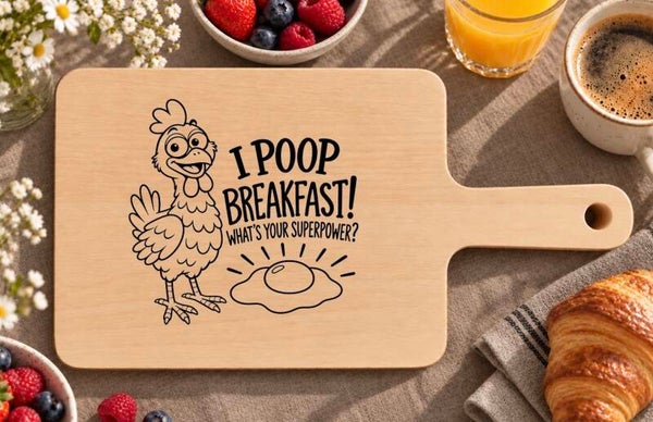 Ontbijtplankje : I poop breakfast what’s your superpower