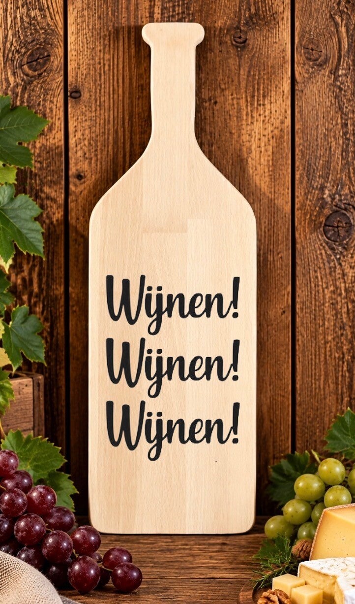 Fles-tapasplank : Wijnen ! Wijnen ! Wijnen !