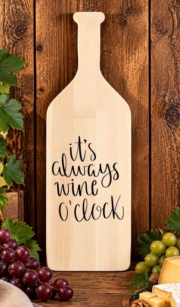 Fles-tapasplank : it’s always wine o’clock
