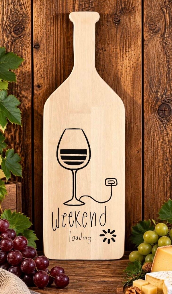 Fles-tapasplank : Weekend loading