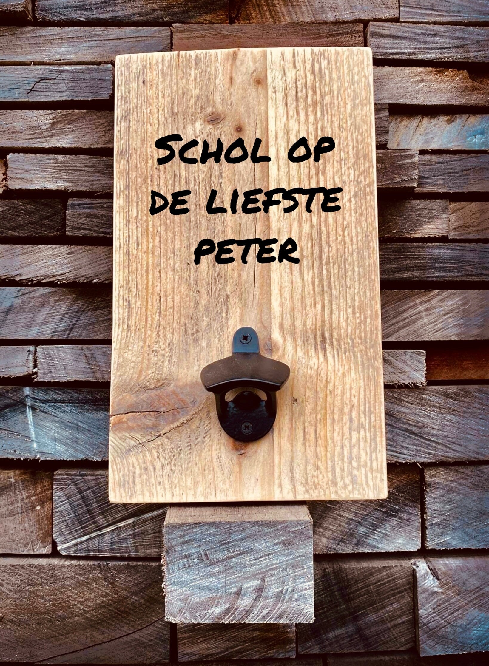 Flesopener : Schol op de liefste peter