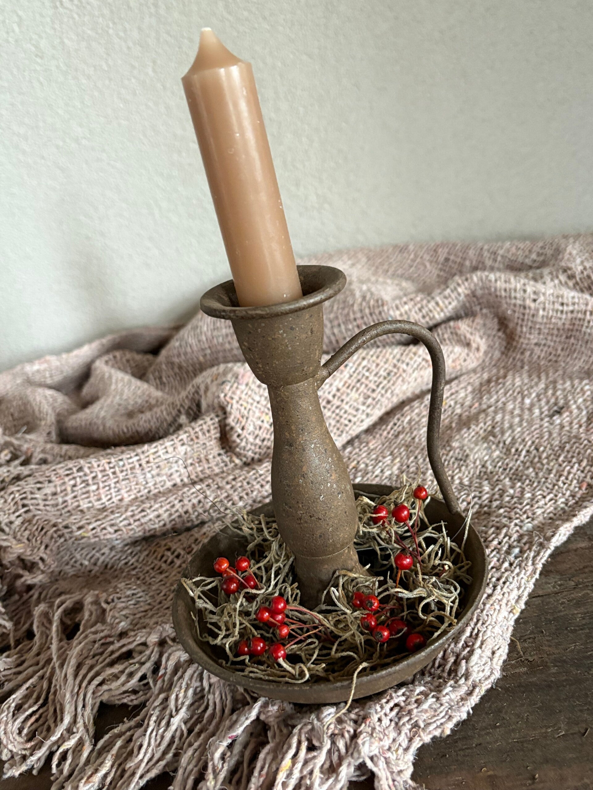 Kandelaar/blaker bruin