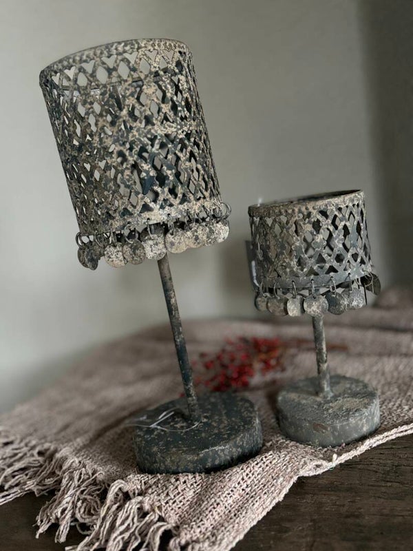 Kandelaar Amira grey groot