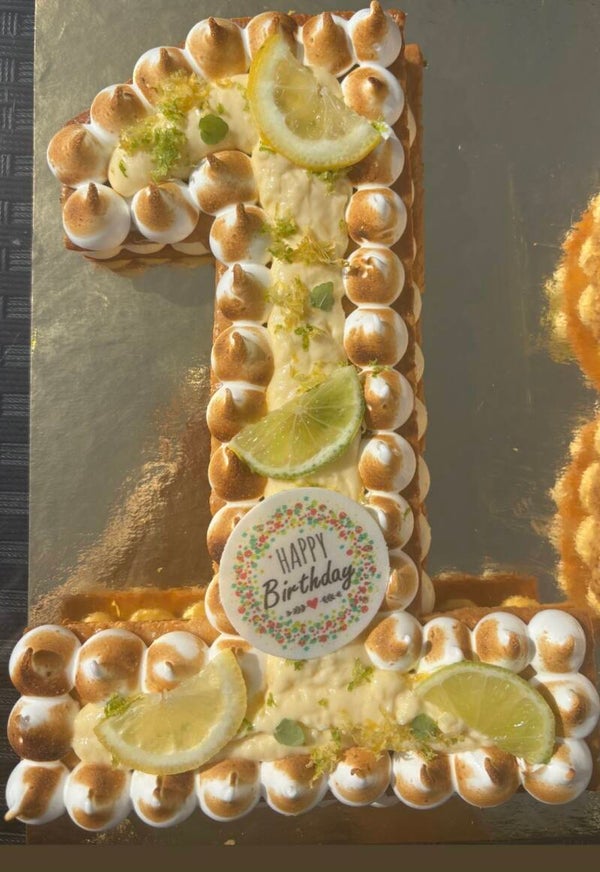 NUMBER CAKE CITRON MERINGUÉE 🍋
