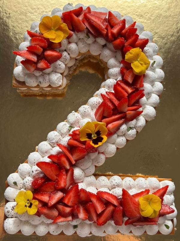NUMBER CAKE FRAISE 🍓