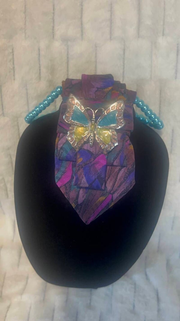 Butterfly Necktie Necklace