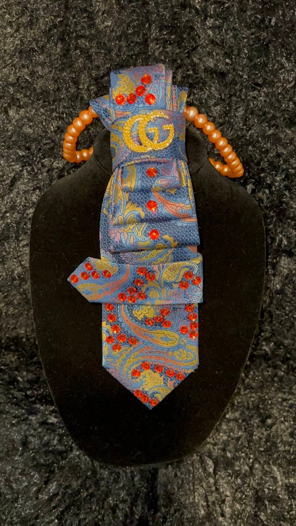 Paisley Necktie Necklace