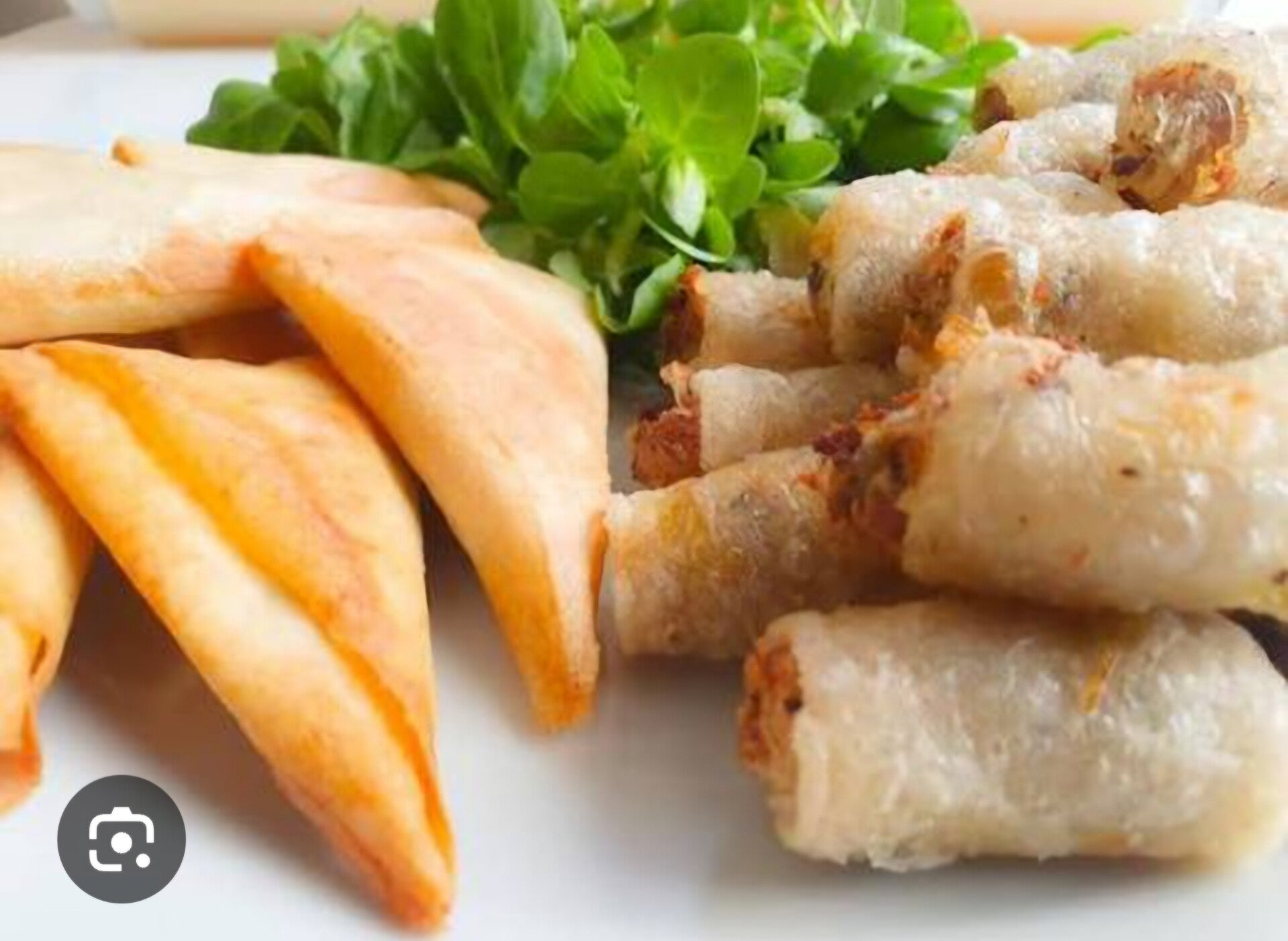 2 nems au poulet ou porc + 1 samoussa au boeuf