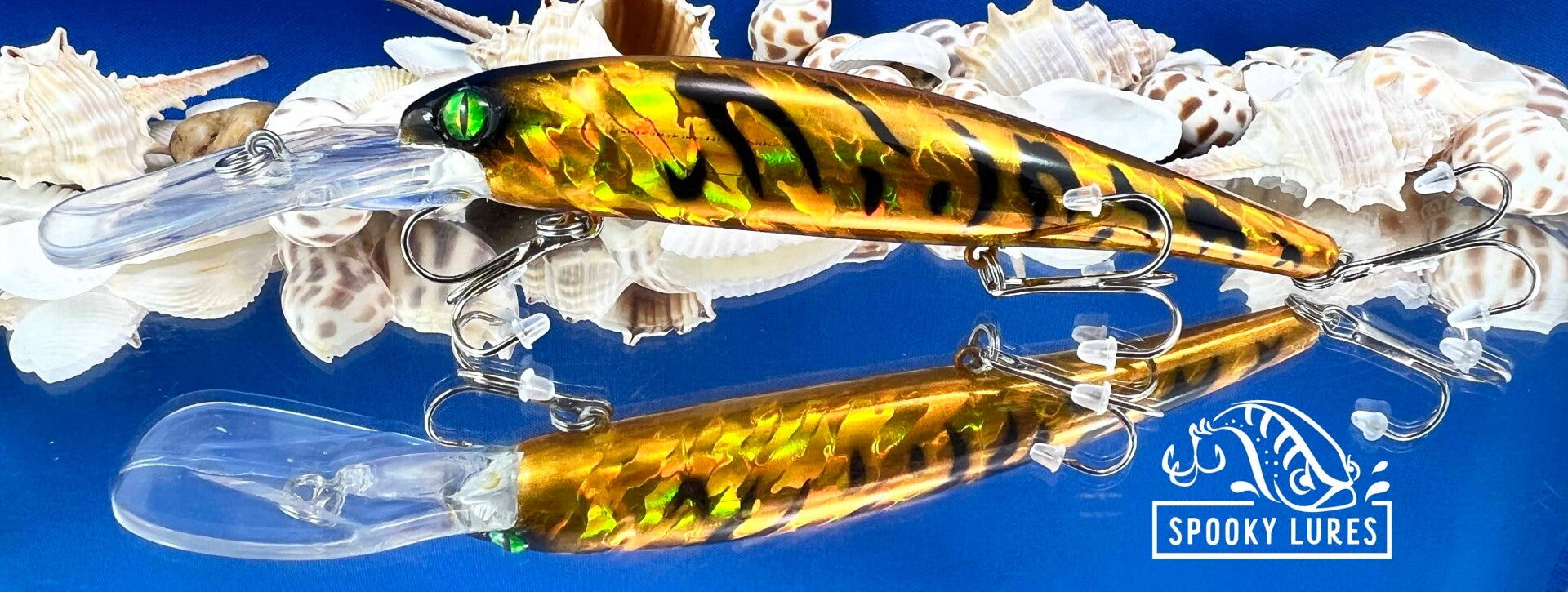 Bandit - Holographic candy yellow with black tiger stipes