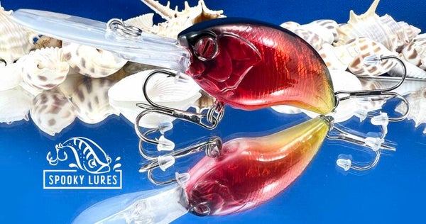 Blitz - Holographic Candy red body fading to candy yellow tail area.