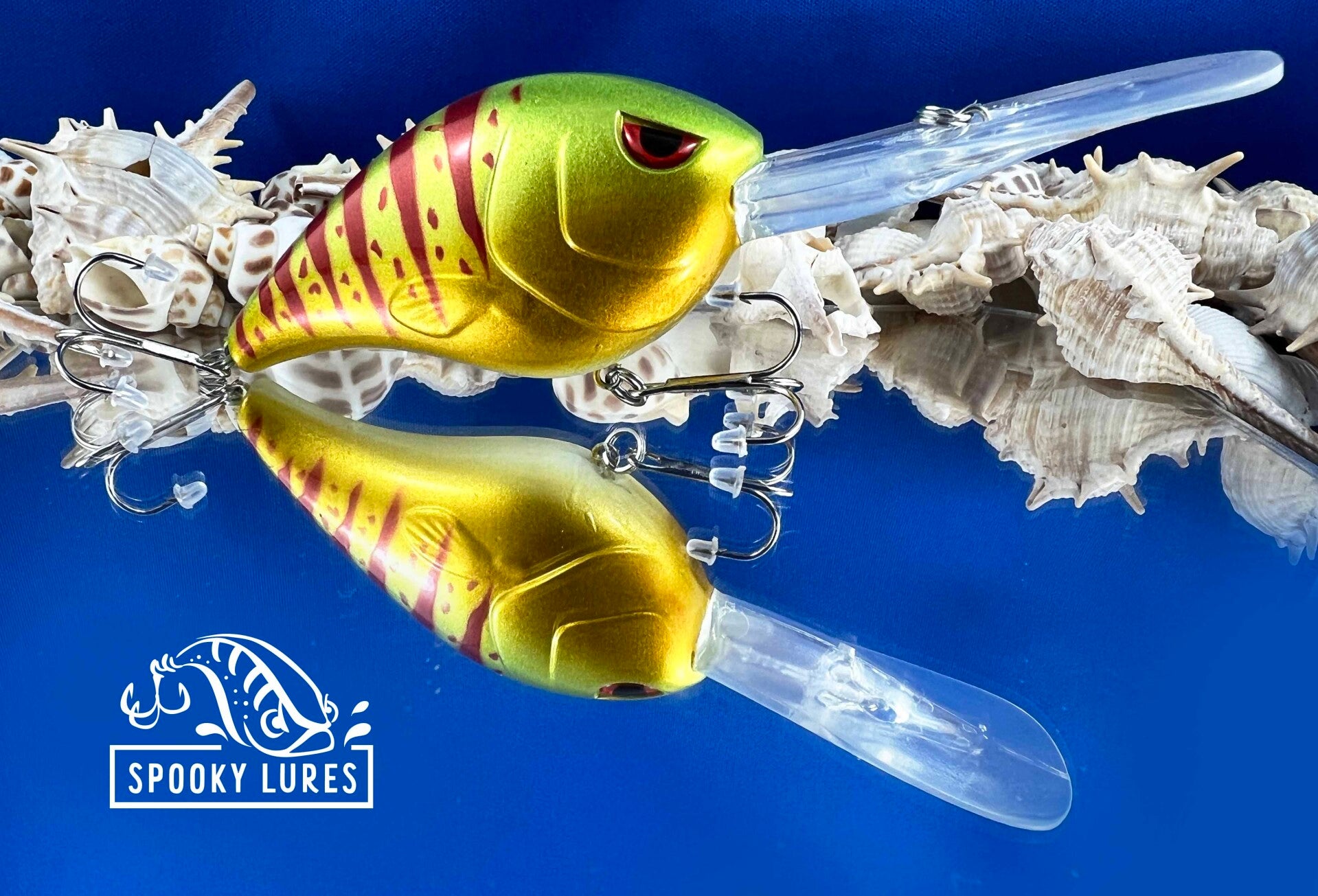Fat Poppa - Candy yellow with red perch stripe