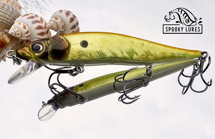 110 - Holographic yellow with brown face and black shad spot