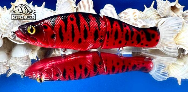 Slide 135 - Candy red with black tiger stripes
