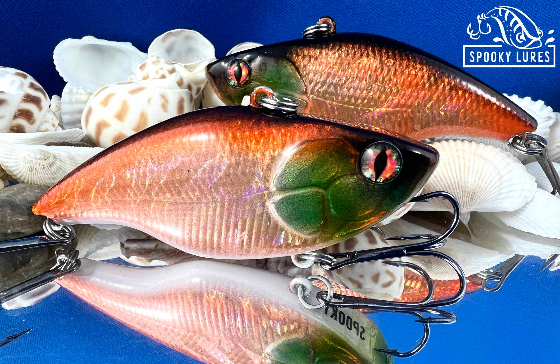 Lipless - Holographic in Sepia, orange and green