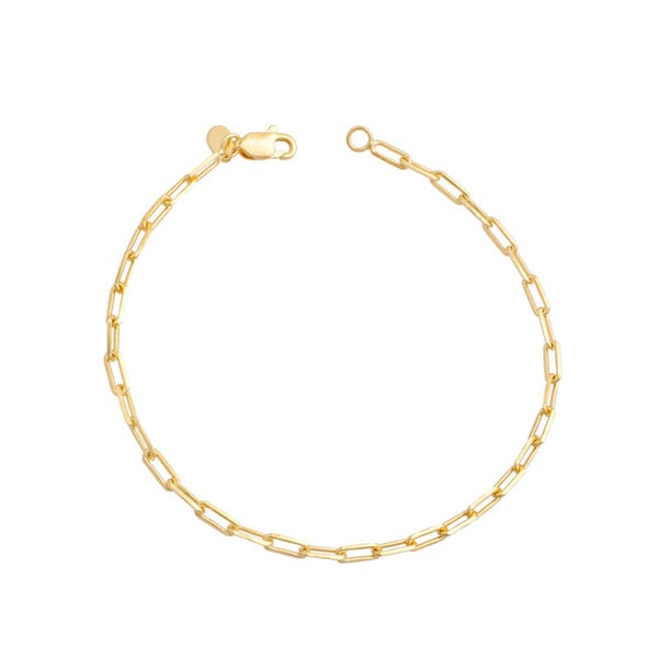 Bracelet fin Cartier 20 cm plaqué or 18 carats unisexe