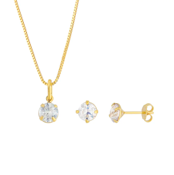 Jeu de lampes à griffes de 6 mm, plaquées or 18 carats, hypoallergéniques, garanties 1 an