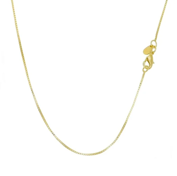 Collier ras-du-cou vénitien délicat de 45 cm, plaqué or 18 carats,
