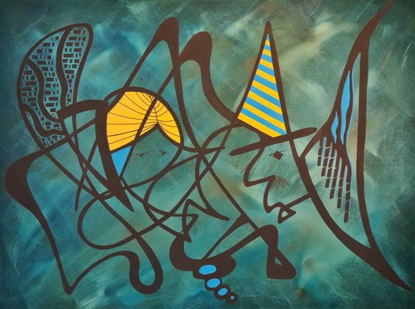 Canvas 60 x 80 cm Acryl