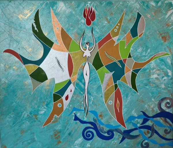 Canvas Acryl 50 x 70 cm