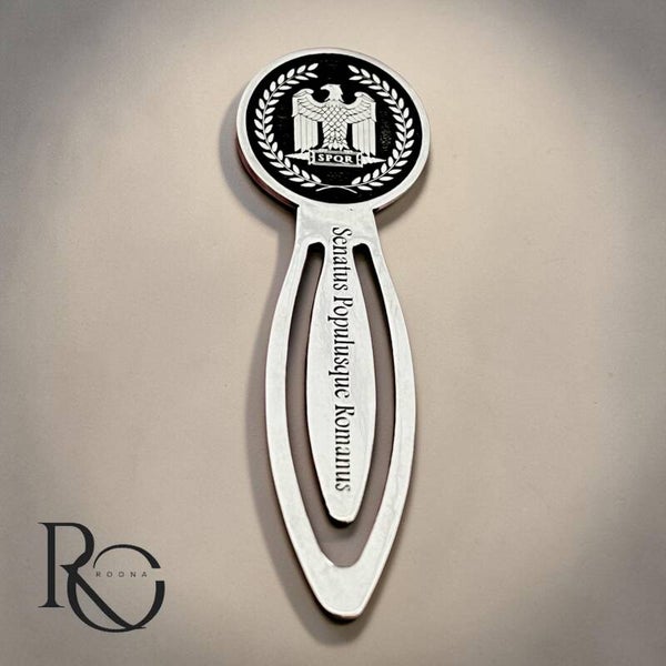 SPQR luxe Romeinse bladwijzer van 925 sterling zilver