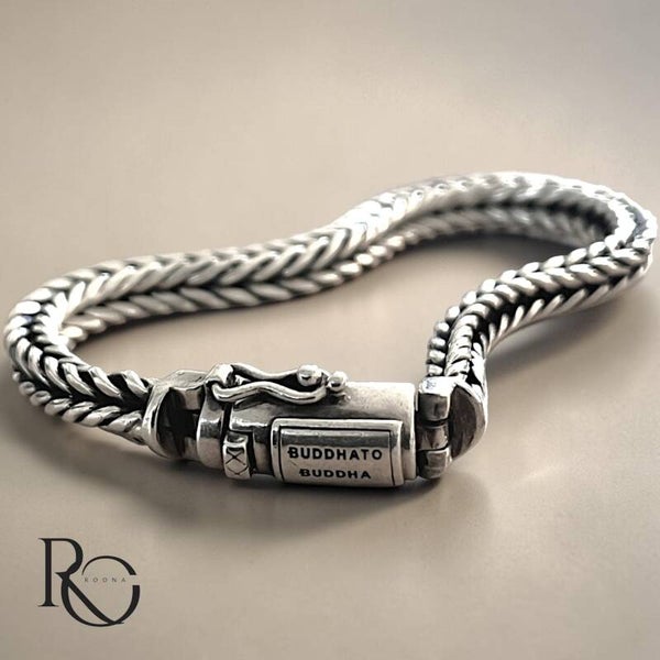 Buddha to Buddha zilveren armband – preloved 925 sterling zilver