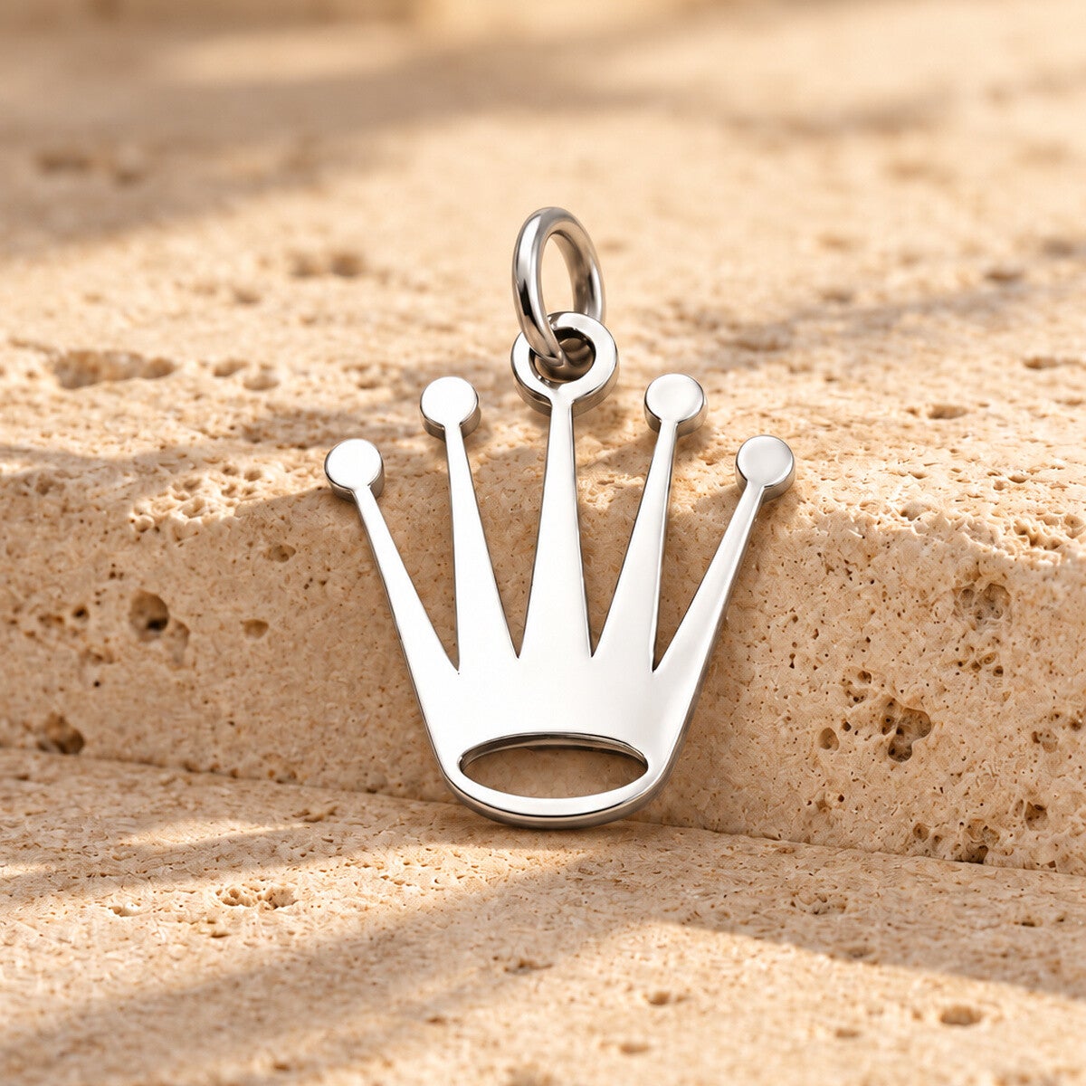 Zilveren Joker Kroon Hanger – 925 Sterling Zilver | handgemaakt