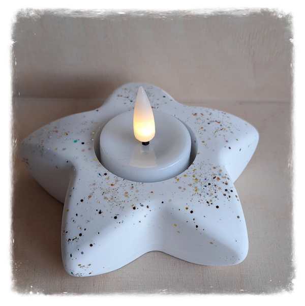 Stern mit Glimmer