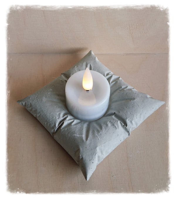 Kerzenhalter Kissen