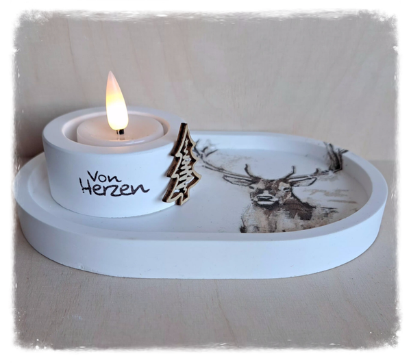 Tableau klein Hirsch