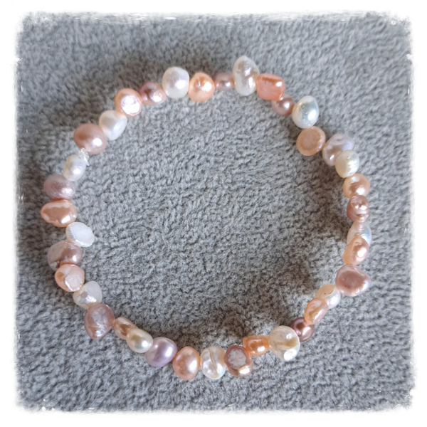 Süsswasser-Perlen rosa