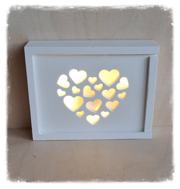 Geschenbox Herz quer