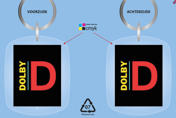 Sleutelhanger Dolby Band logo
