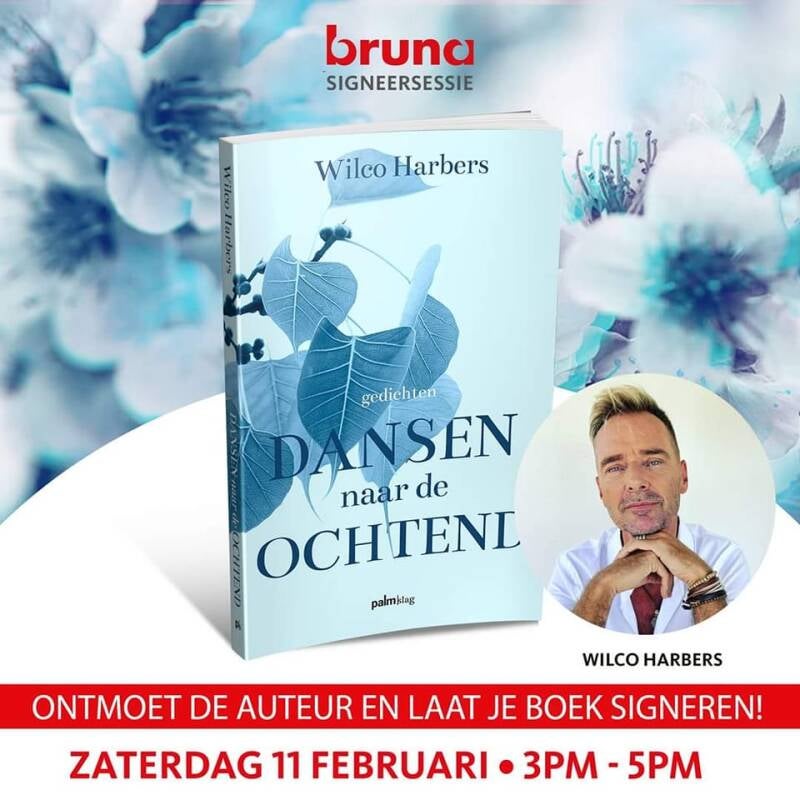 Wilco Harbers Bonaire Uitgeverij Palmslag Dansen naar de ochtend dichtbundel gedichten gedichtenbundel liefde rouw