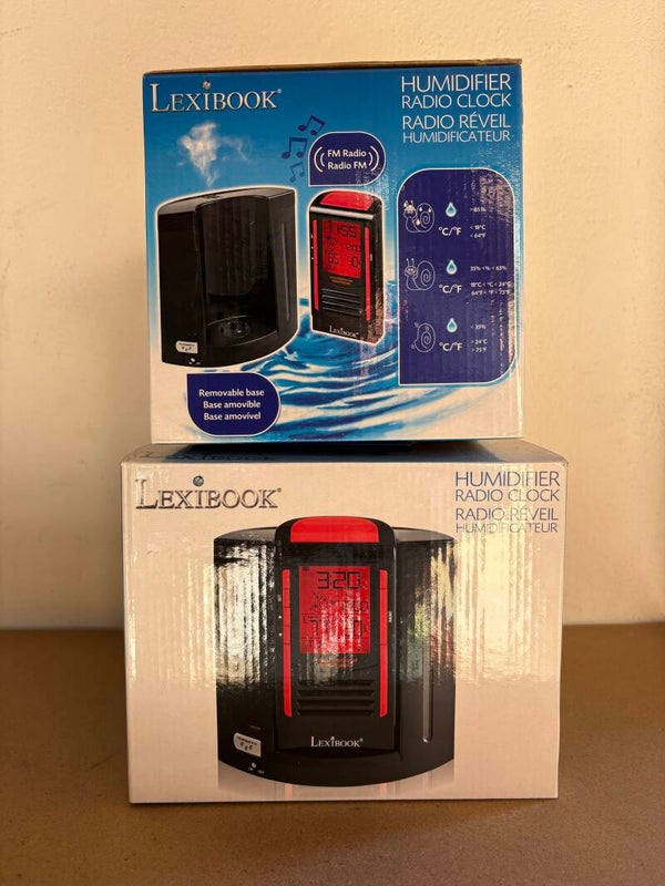 2 radiosveglie umidificatore