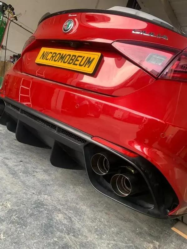 Cat-Back Full Titanium Exhaust for Alfa Romeo Giulia/Stevlio Quadrifoglio
