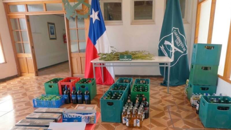 SAN JAVIER: OPERATIVO DEJA DOS DETENIDOS EN CABRERÍA DECOMISANDO CULTIVO DE MARIHUANA, CONTRABANDO DE CIGARRILLOS Y VENTA CLANDESTINA DE ALCOHOL