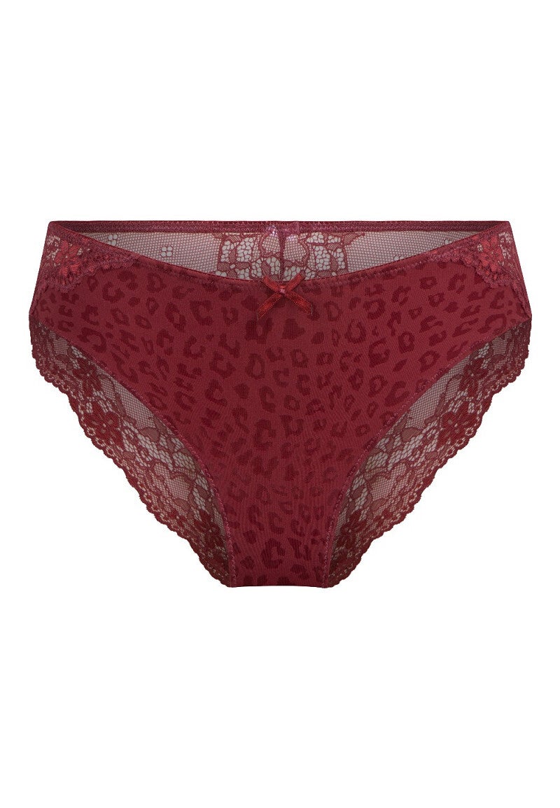 Lingadore Daily Lace Slip - Ruby Wine Jacquard