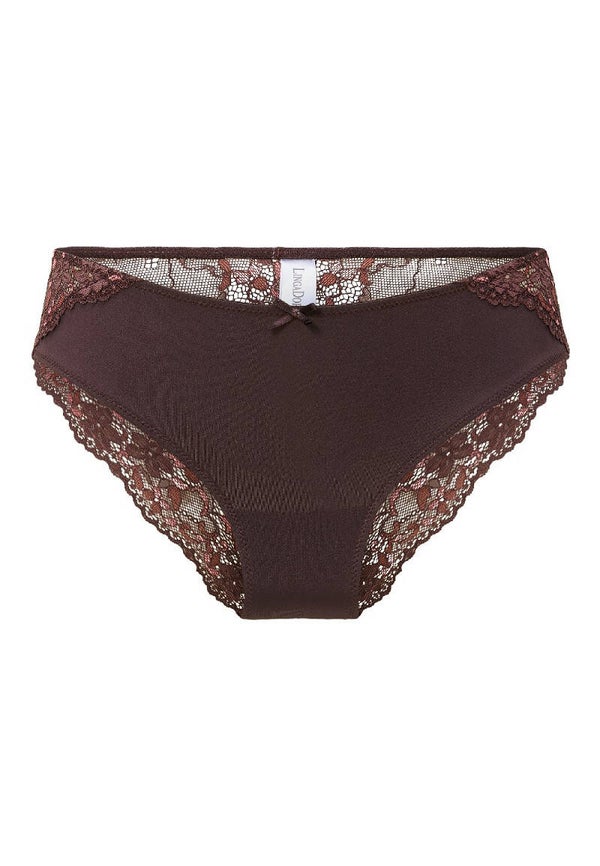 LingaDore Daily Lace Slip - French Roast Multi