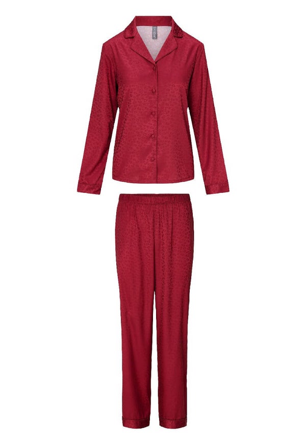 LingaDore Pyjama Set - Ruby Wine Jacquard