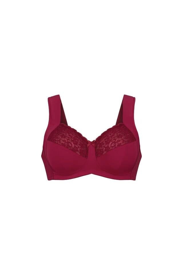 Anita - BH  Havanna zonder beugel - Donker Rood