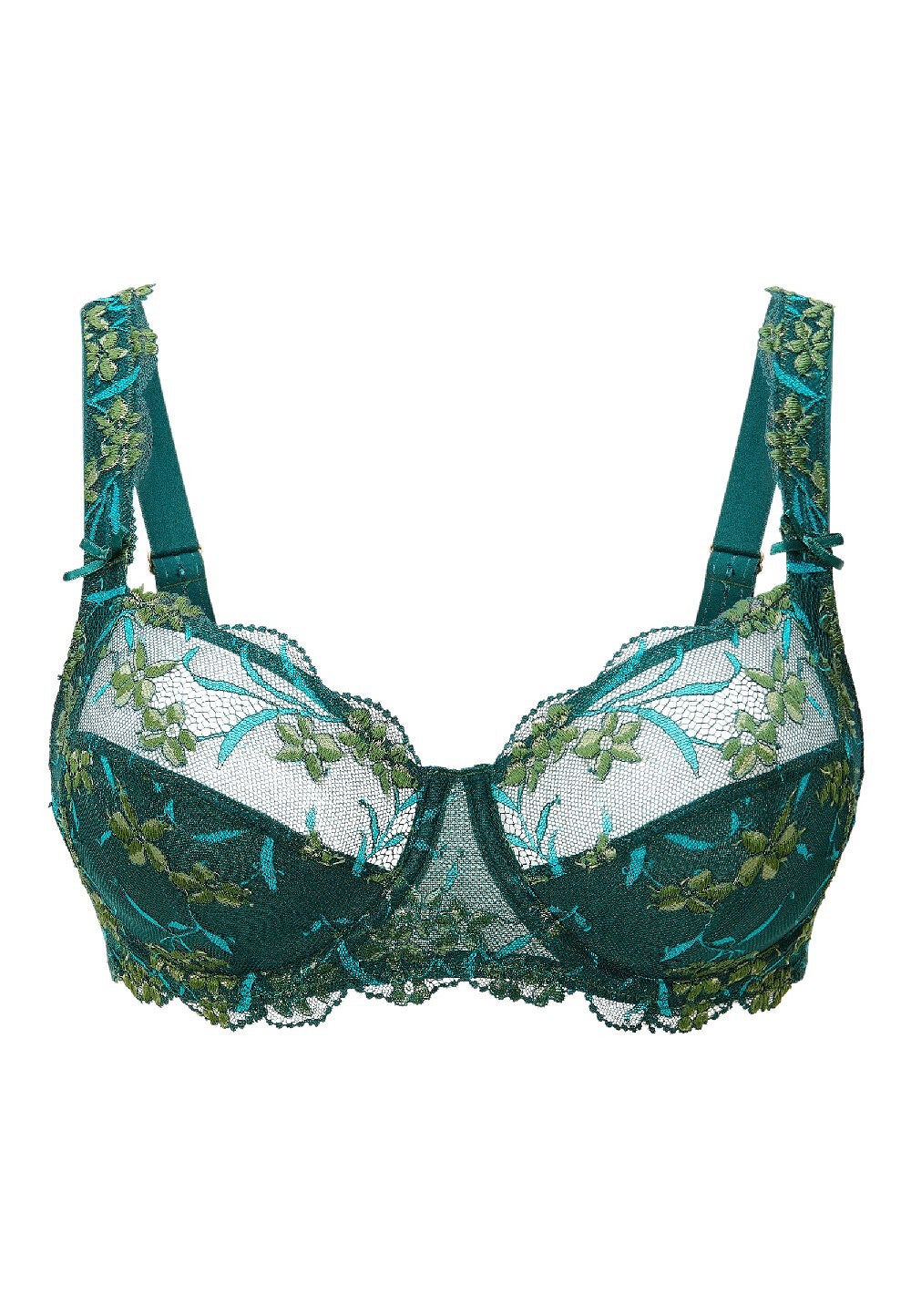 LingaDore Full Cup Beugel BH Lace - Pine Green