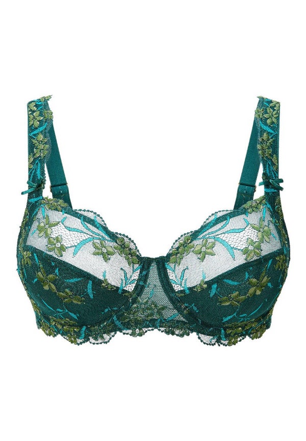 LingaDore Full Cup Beugel BH Lace - Pine Green