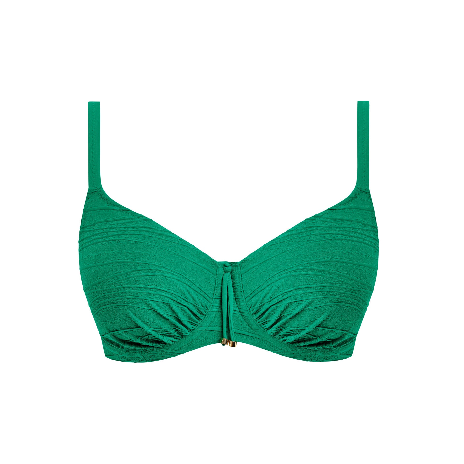 Fantasy Beach Waves Full Cup Bikini Top - Groen