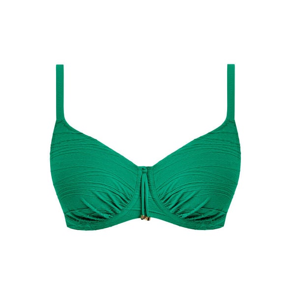Fantasy Beach Waves Full Cup Bikini Top - Groen