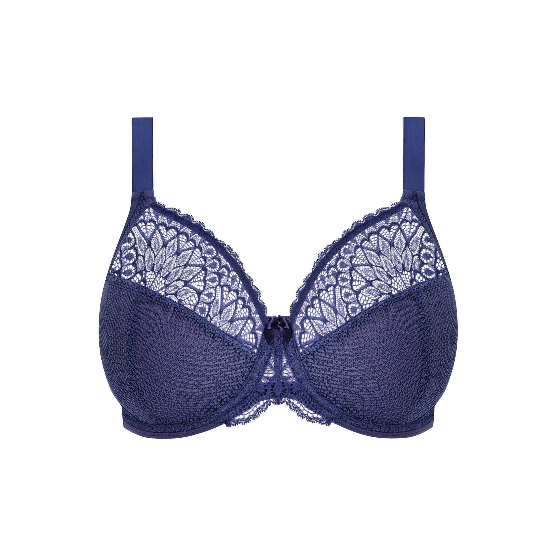 Elomi Tiernie Plunge BH – Denim Blue
