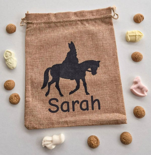 Sinterklaas Zakje met naam - Paard