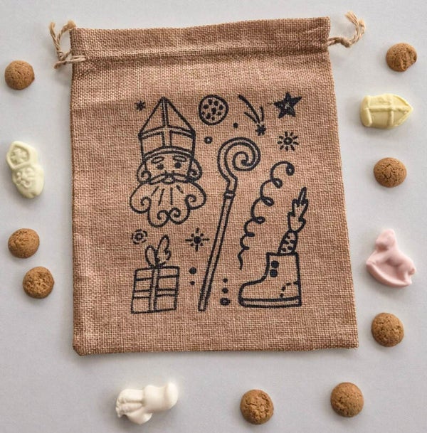 Sinterklaas Zakje met Tekst - Sint