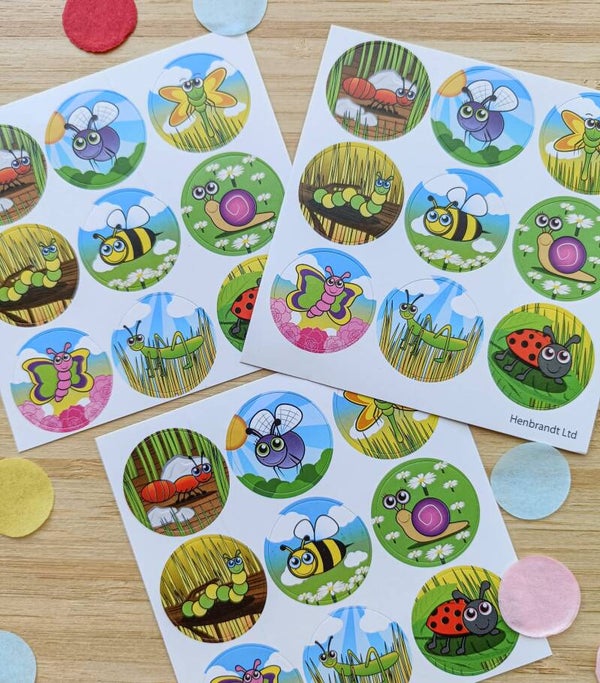 Stickers Insecten